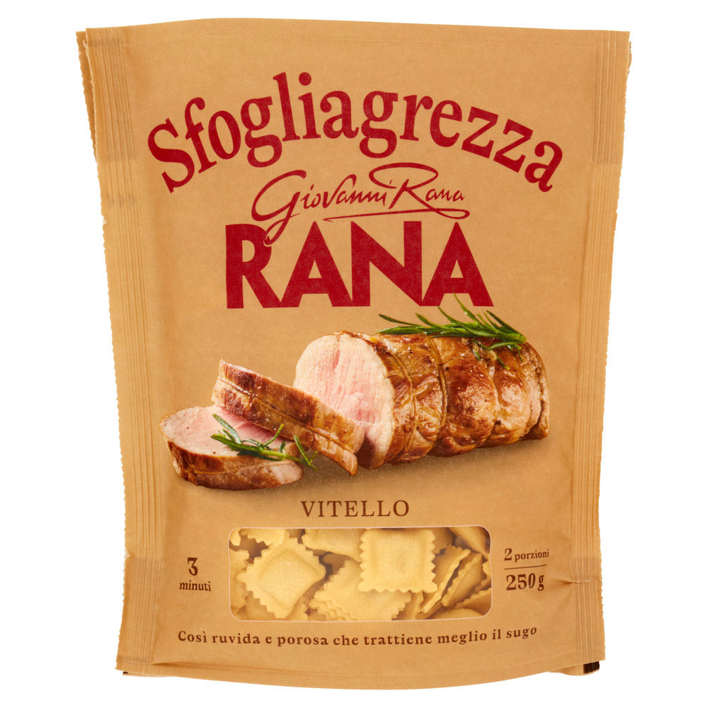 RAVIOLINI ALLA CARNE SFOGLIAGREZZA RANA SACCHETTO G 250 - 7