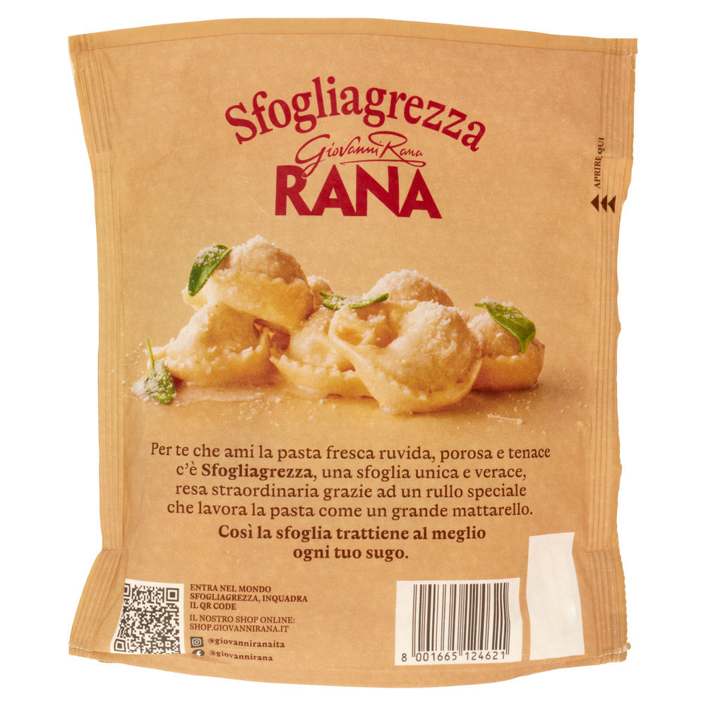 TORTELLONI RICOTTA E SPINACI SFOGLIAGREZZA RANA SACCHETTO G 250 - 1