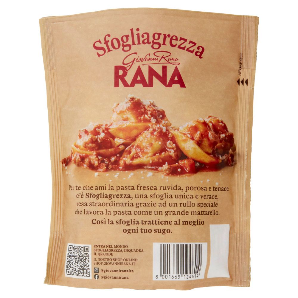 TORTELLINI ALLA CARNE SFOGLIAGREZZA RANA SACCHETTO G 250 - 1