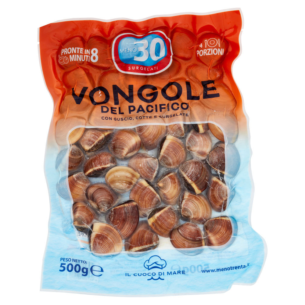 VONGOLE DEL PACIFICO CON GUSCIO MENO 30 SV G 500 - 5