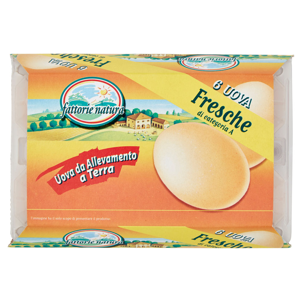 UOVA FRESCHE ALLEV A TERRA CAT. A CALIBRO VARIO FATTORIE NATURA G 330 X6 - 0