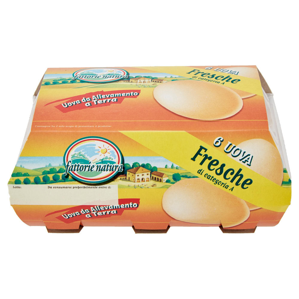 UOVA FRESCHE ALLEV A TERRA CAT. A CALIBRO VARIO FATTORIE NATURA G 330 X6 - 2