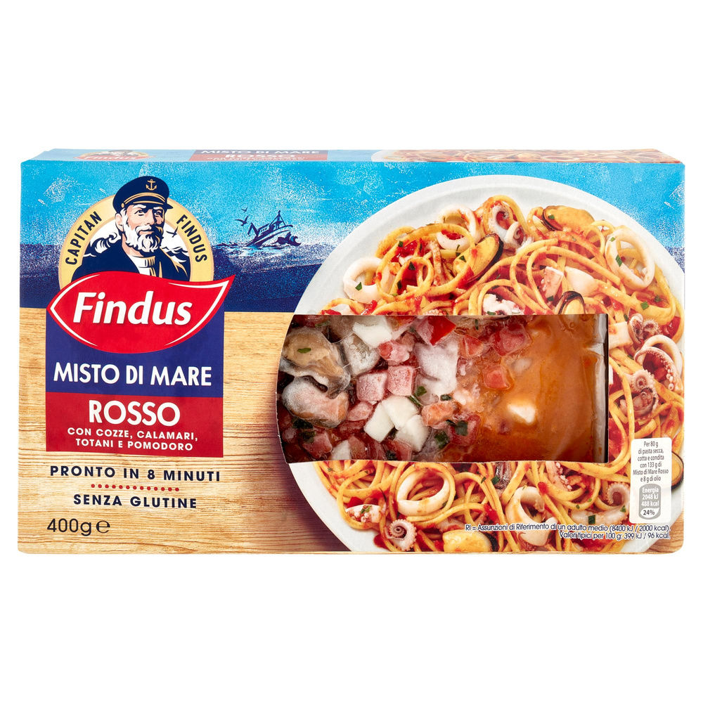 MISTO MARE ROSSO COZ/CAL/TOT/POM CAPITAN FINDUS ASTUCCIO 400G - 2