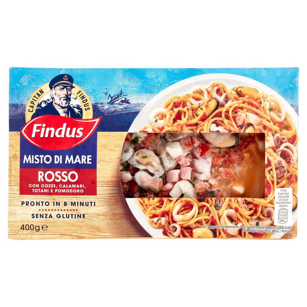 MISTO MARE ROSSO COZ/CAL/TOT/POM CAPITAN FINDUS ASTUCCIO 400G - 0