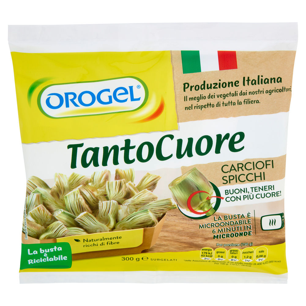 CARCIOFI IN SPICCHI TANTO CUORE OROGEL G 300 - 6