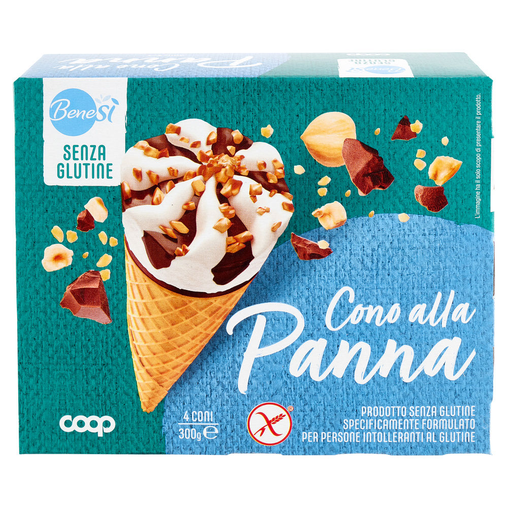 CONO SENZA GLUTINE ALLA PANNA BENE.SI' COOP 4 PZ G 300 - 3