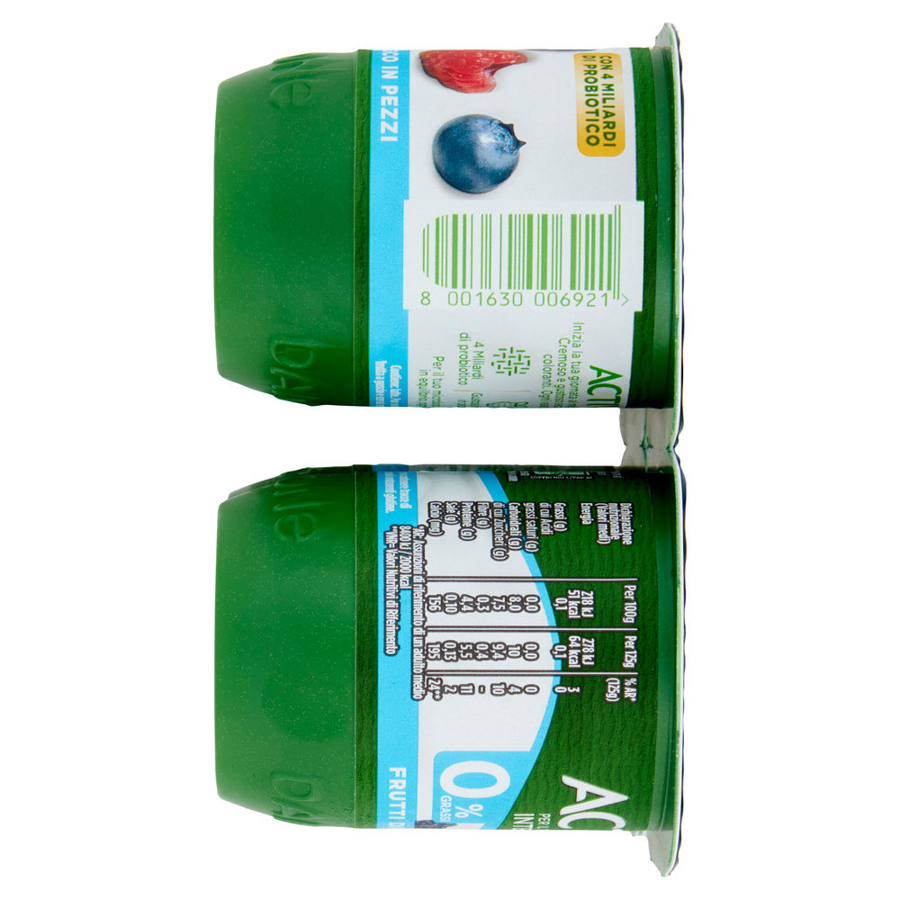 ACTIVIA 0 DANONE FRUTTI BOSCO 4X125 G - 6