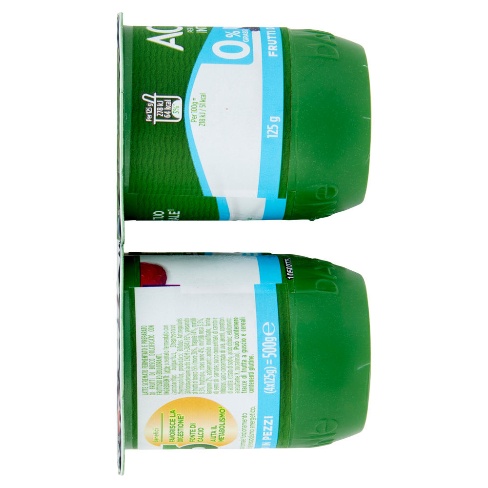 ACTIVIA 0 DANONE FRUTTI BOSCO 4X125 G - 4