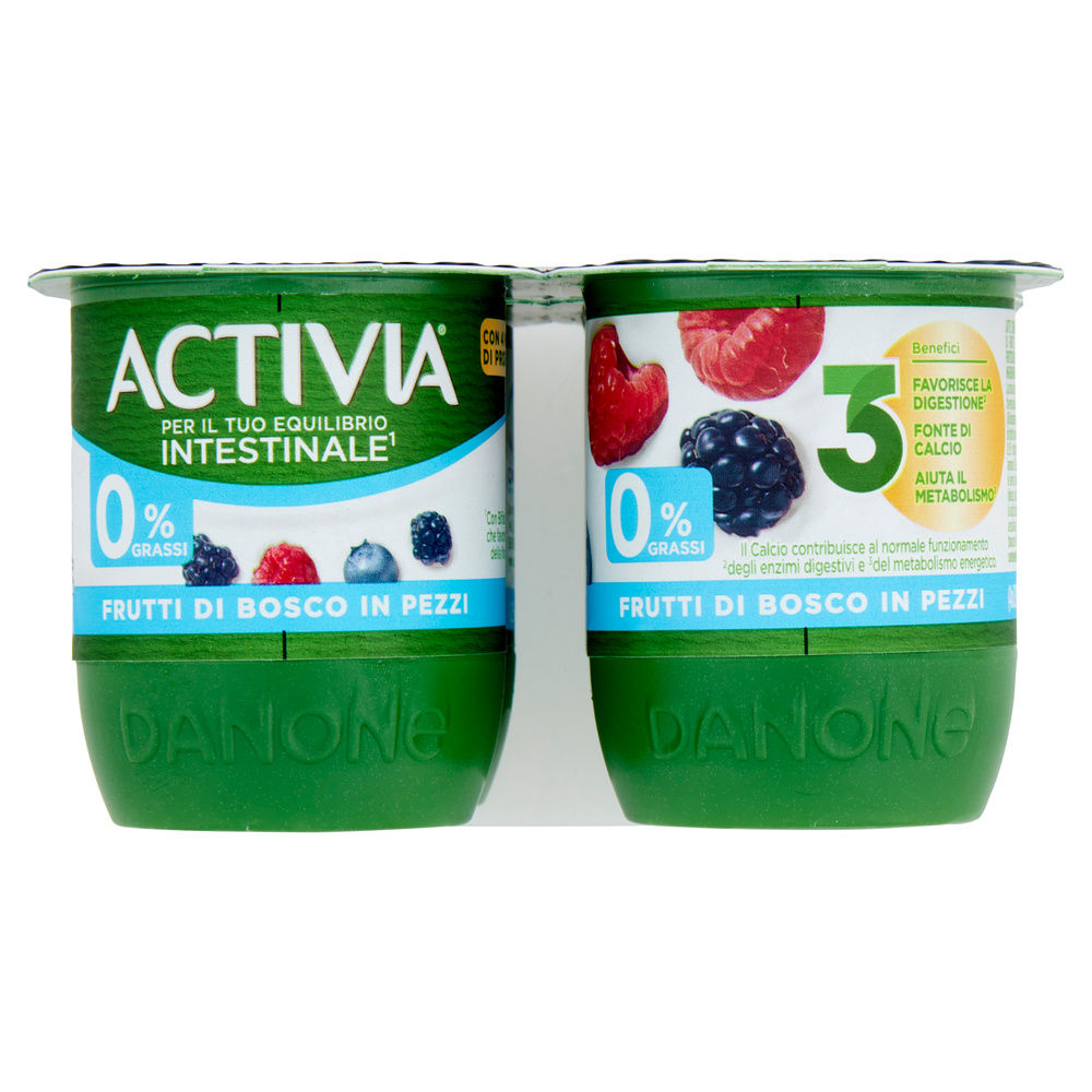 ACTIVIA 0 DANONE FRUTTI BOSCO 4X125 G - 7