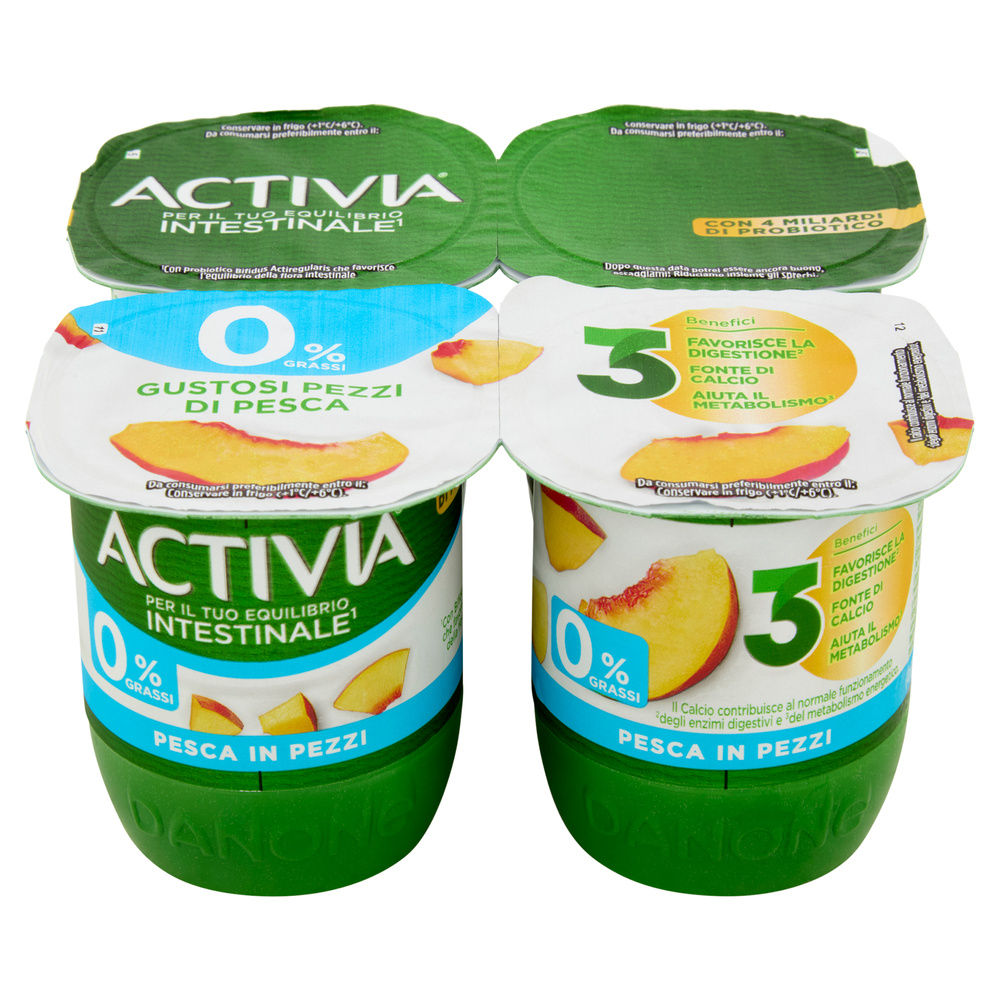 ACTIVIA 0 DANONE PESCA 4X125 G - 7