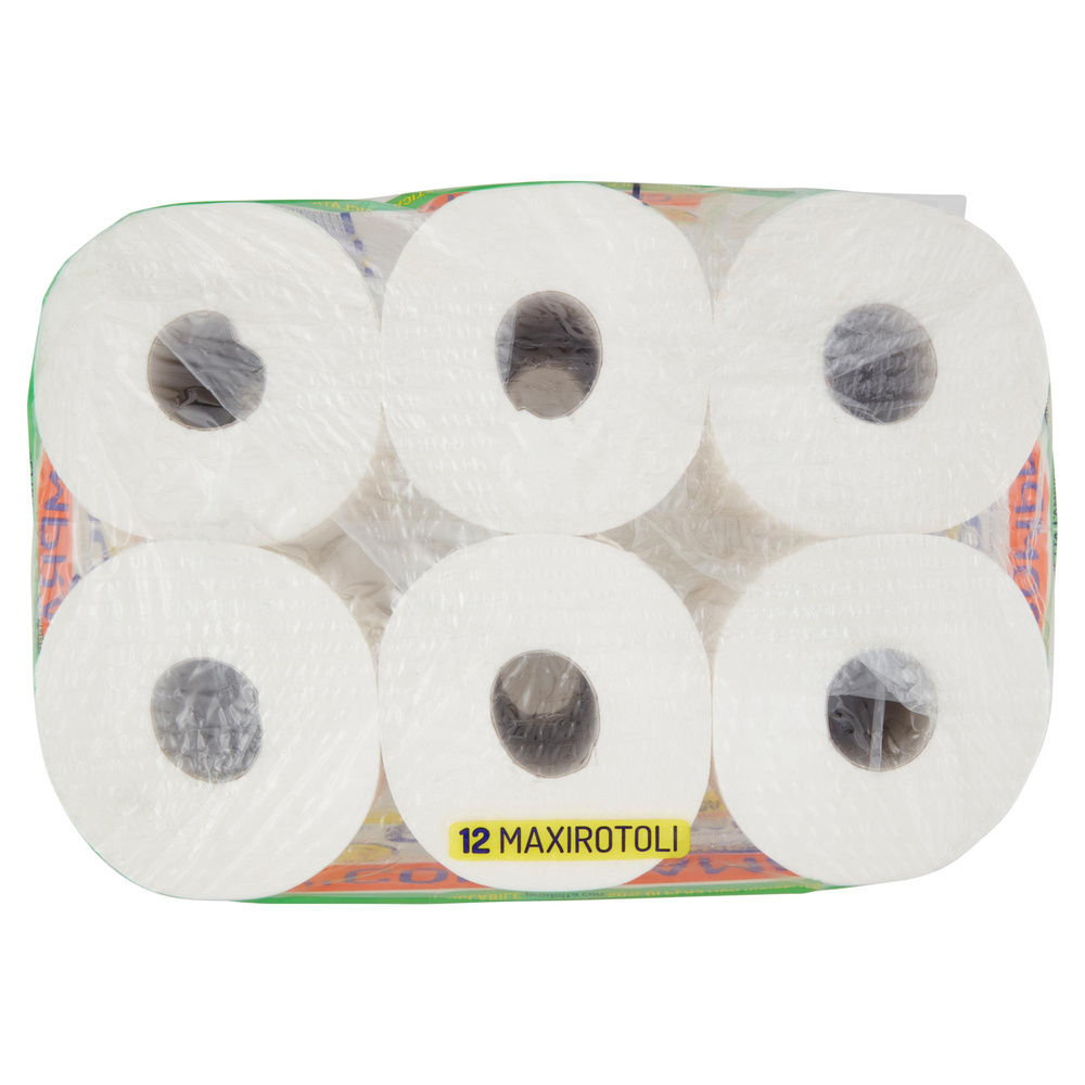 CARTA IGIENICA COMPRAMI SEMPRE MAXI 2 VELI 600 STRAPPI CELLO ROTOLI PZ 12 - 4