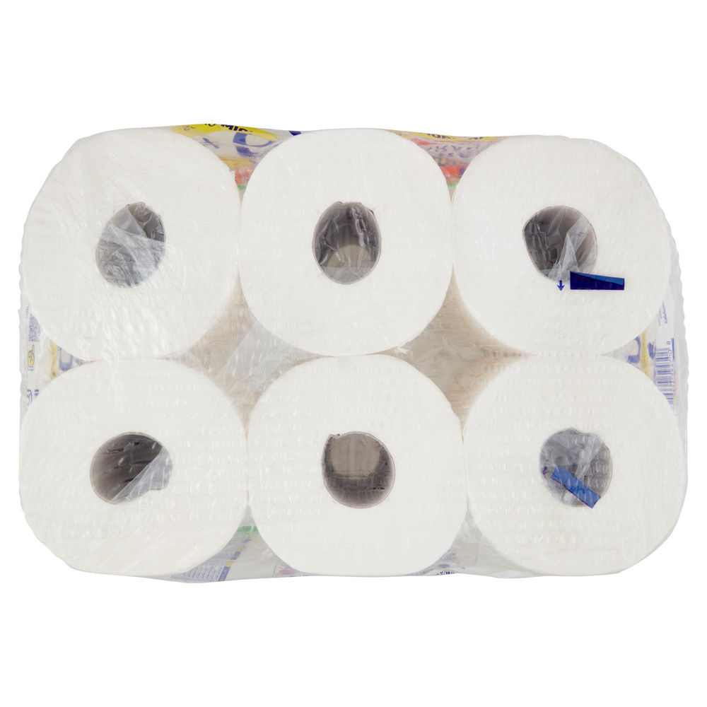 CARTA IGIENICA COMPRAMI SEMPRE MAXI 2 VELI 600 STRAPPI CELLO ROTOLI PZ 12 - 6
