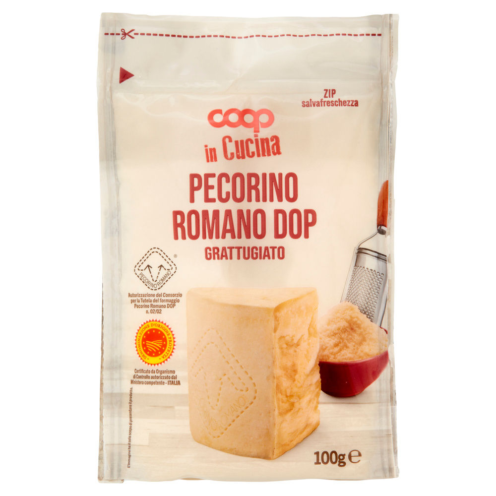 PECORINO ROMANO DOP GRATTUGIATO COOP BUSTA G 100 - 7