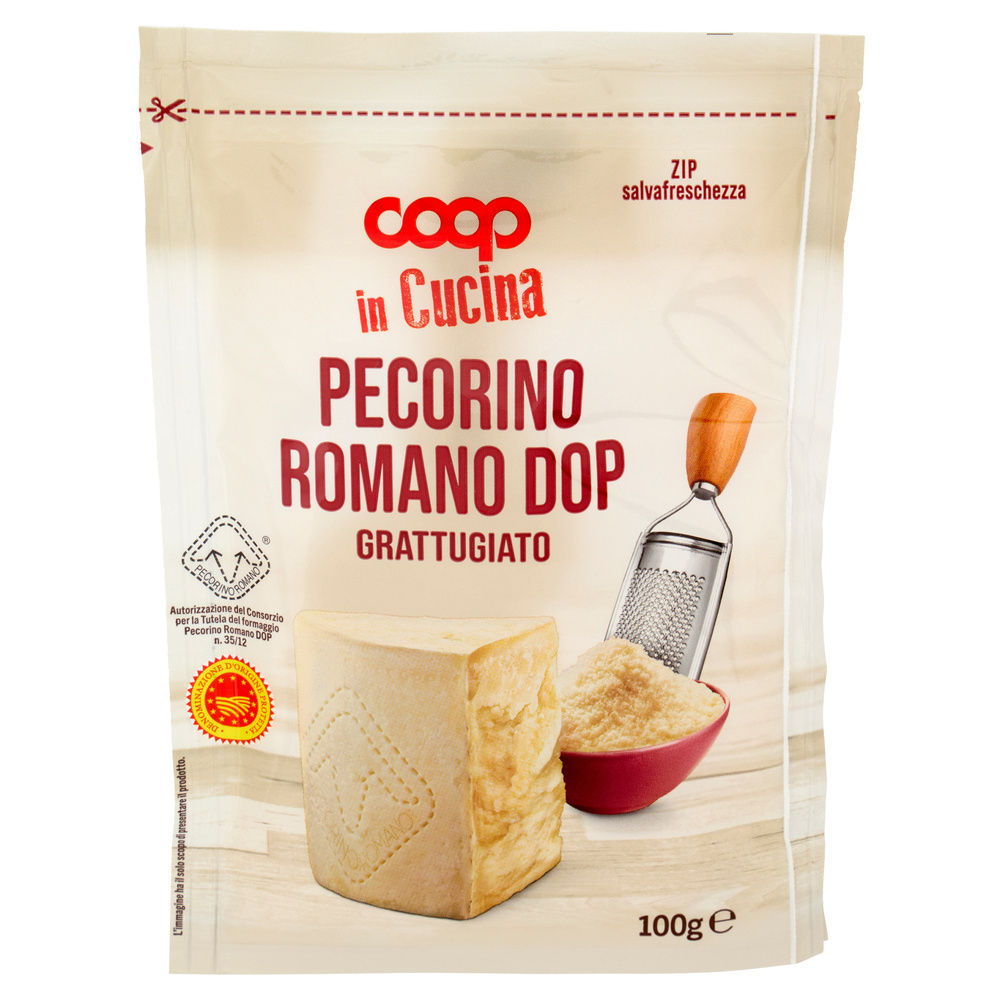 PECORINO ROMANO DOP GRATTUGIATO COOP BUSTA G 100 - 14