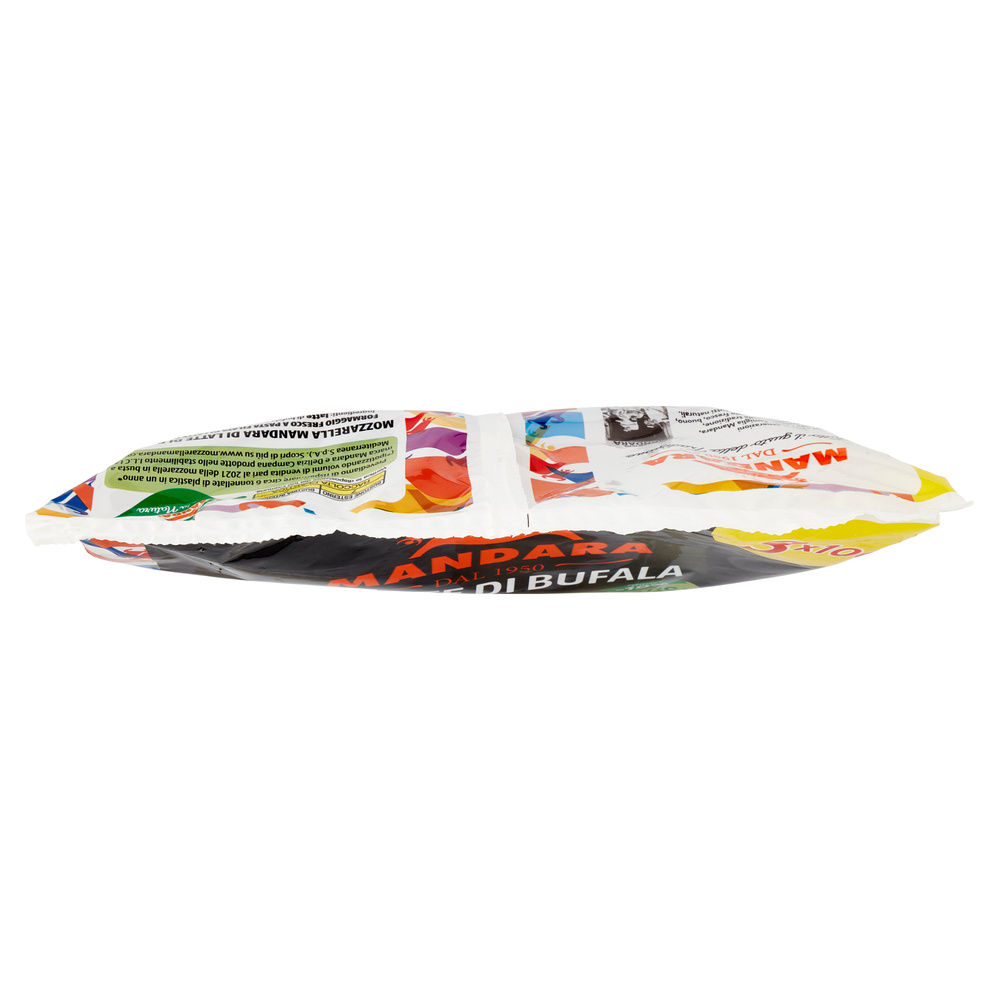 MOZZARELLA DI LATTE DI BUFALA MANDARA BS 540 G SGOCC. 3X100 G - 3