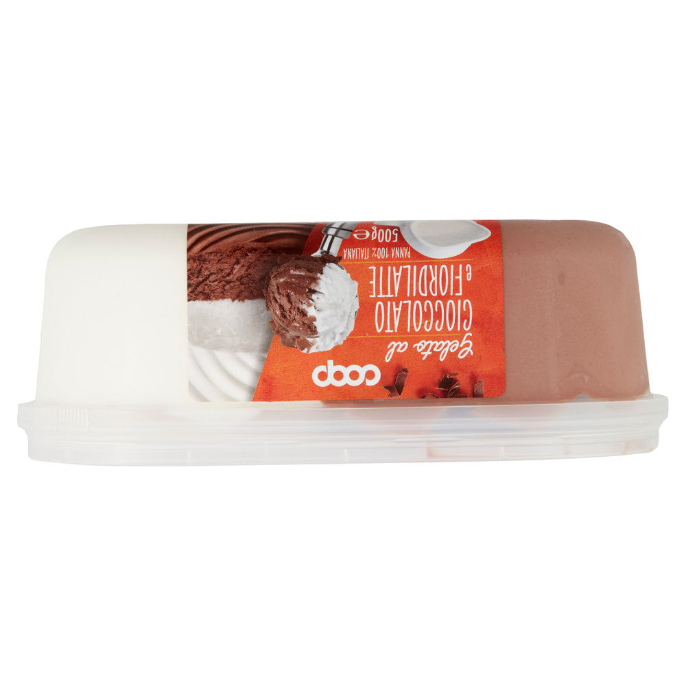 GELATO AL CIOCCOLATO E FIORDILATTE COOP VASCHETTA  G 500 - 4