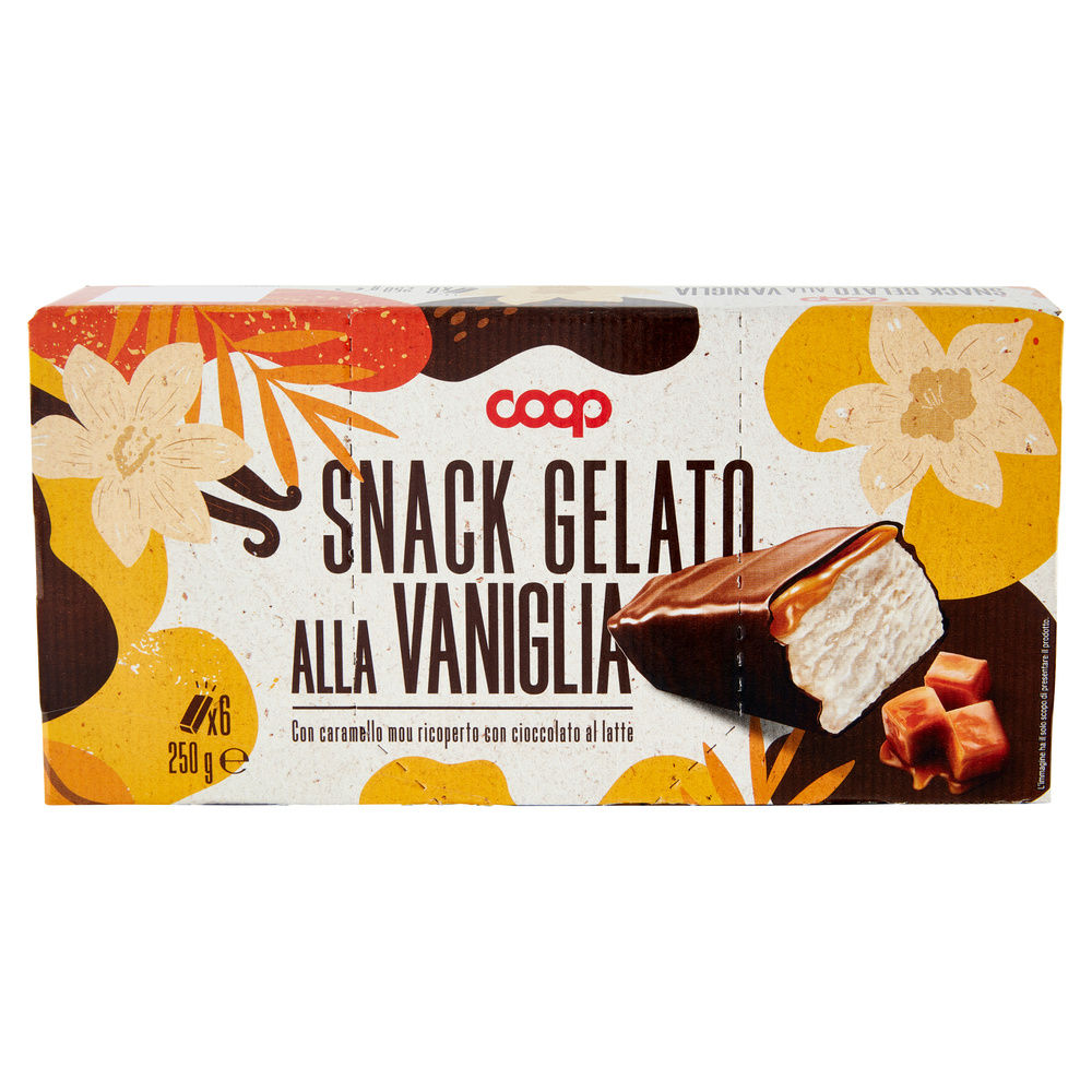 GELATO SNACK ALLA VANIGLIA COOP 6PZ G 250 - 2