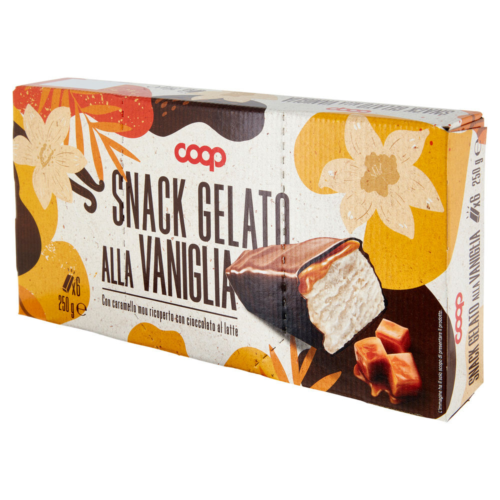 GELATO SNACK ALLA VANIGLIA COOP 6PZ G 250 - 8