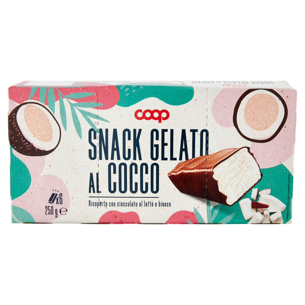 GELATO SNACK AL COCCO COOP 6PZ SCATOLA G 250 - 7