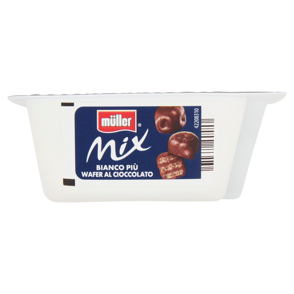 CREMA DI YOGURT MIX MULLER BIANCO+WAFER CIOCCOLATO 150 G - 5
