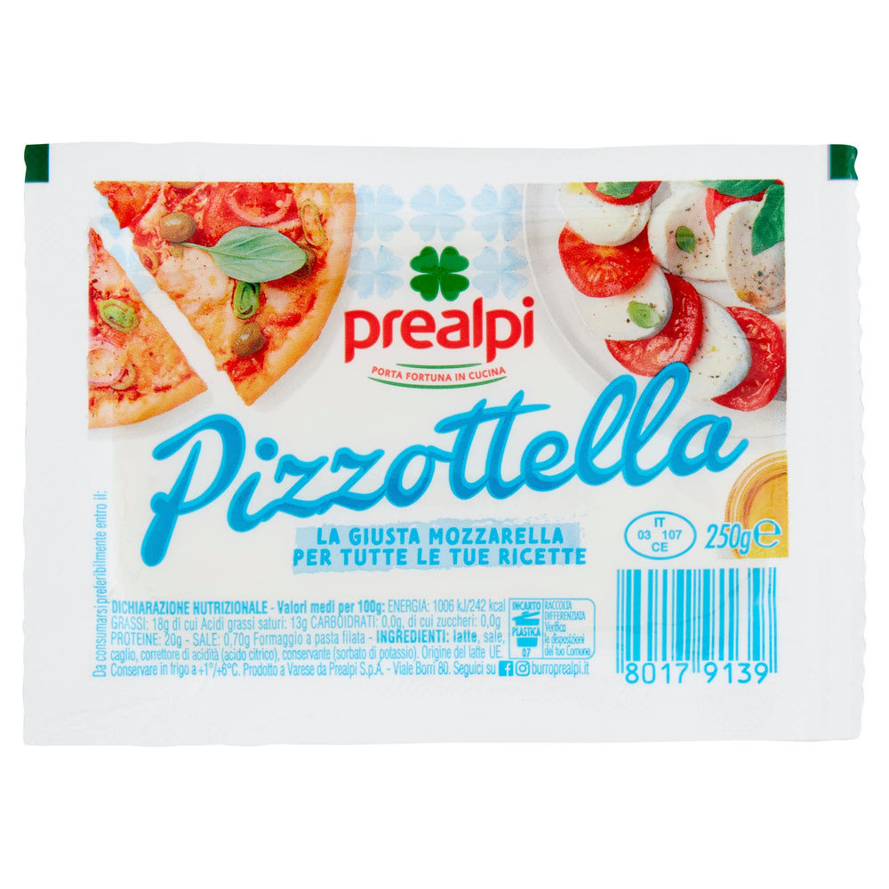 FORMAGGIO PIZZOTTELLA PREALPI BUSTA 250 G - 6