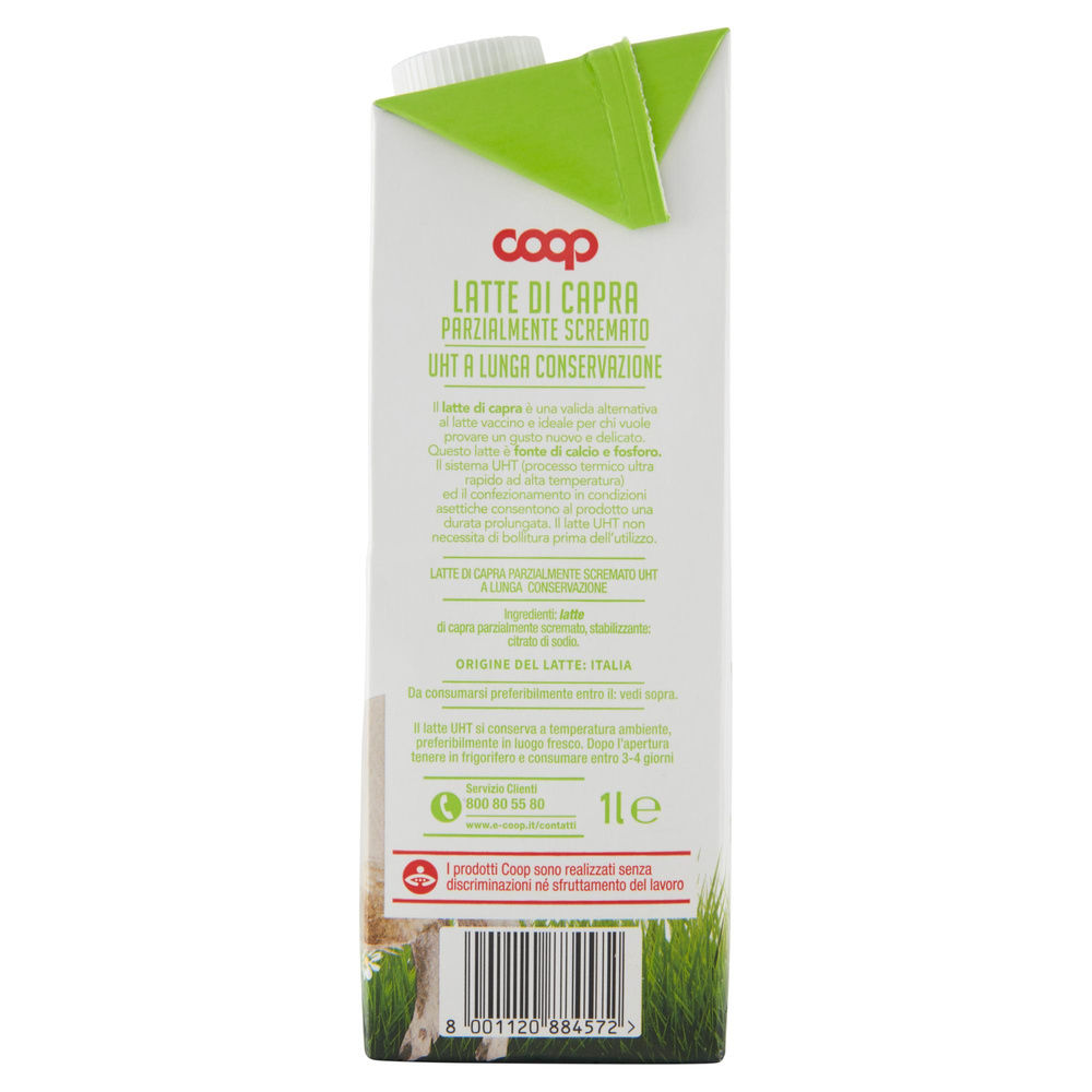 LATTE DI CAPRA UHT PS COOP TETRA SQUARE 1L - 11