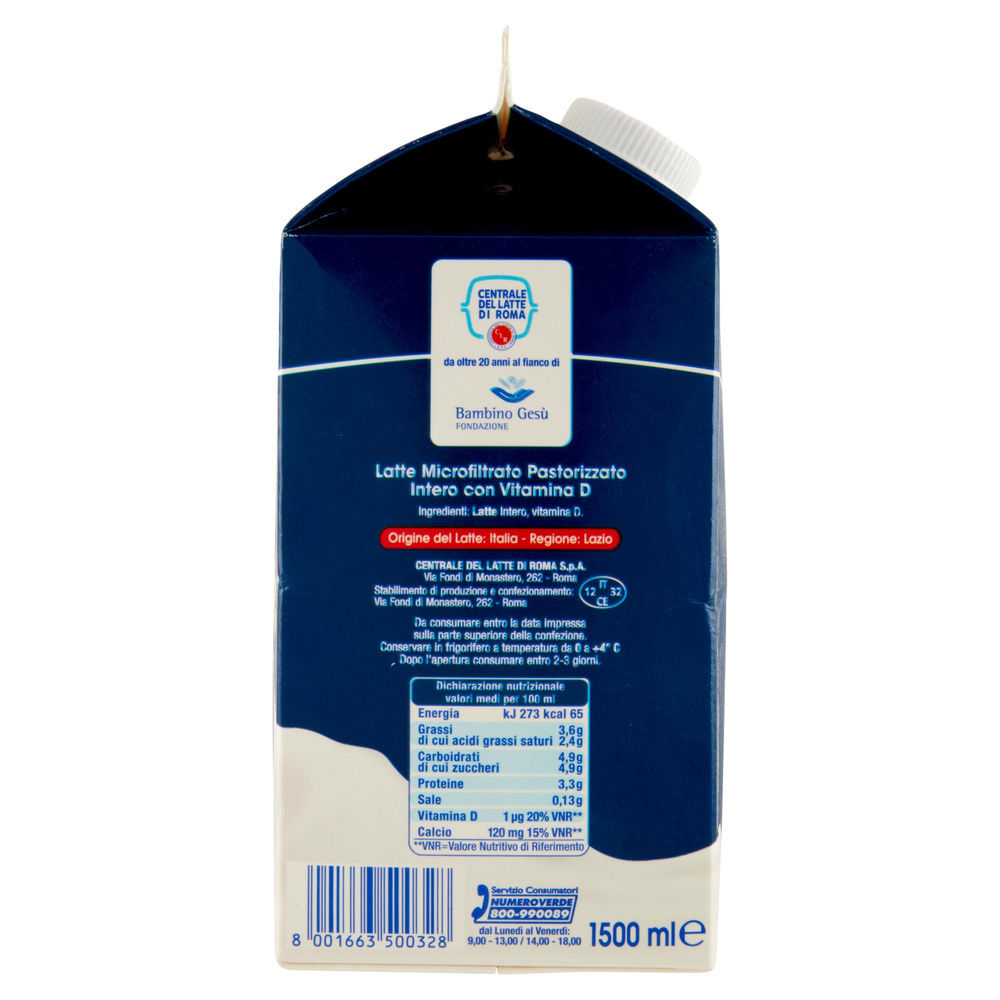 LATTE FRESCO INTERO AQ REX 1,5 L C.L.ROMA - 3