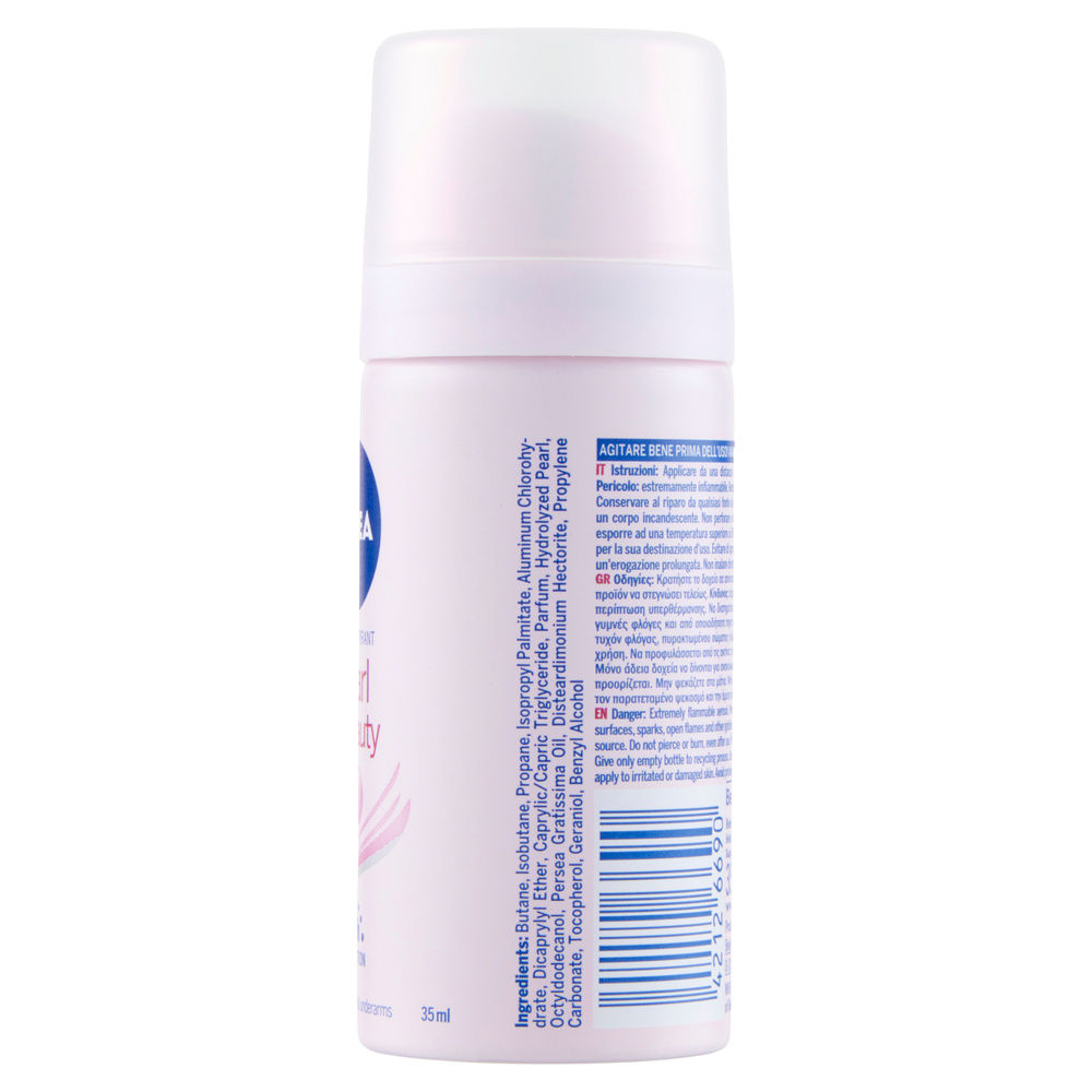DEODORANTE MINI TAGLIA PEARL&BEAUTY NIVEA SPRAY 35ML - 7