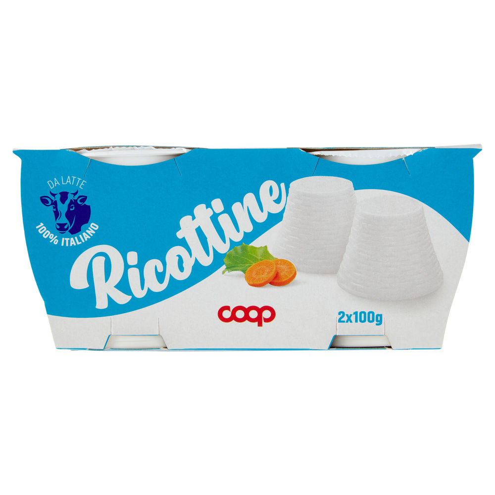 RICOTTINE COOP VASCHETTA 100 X2 G 200 - 0