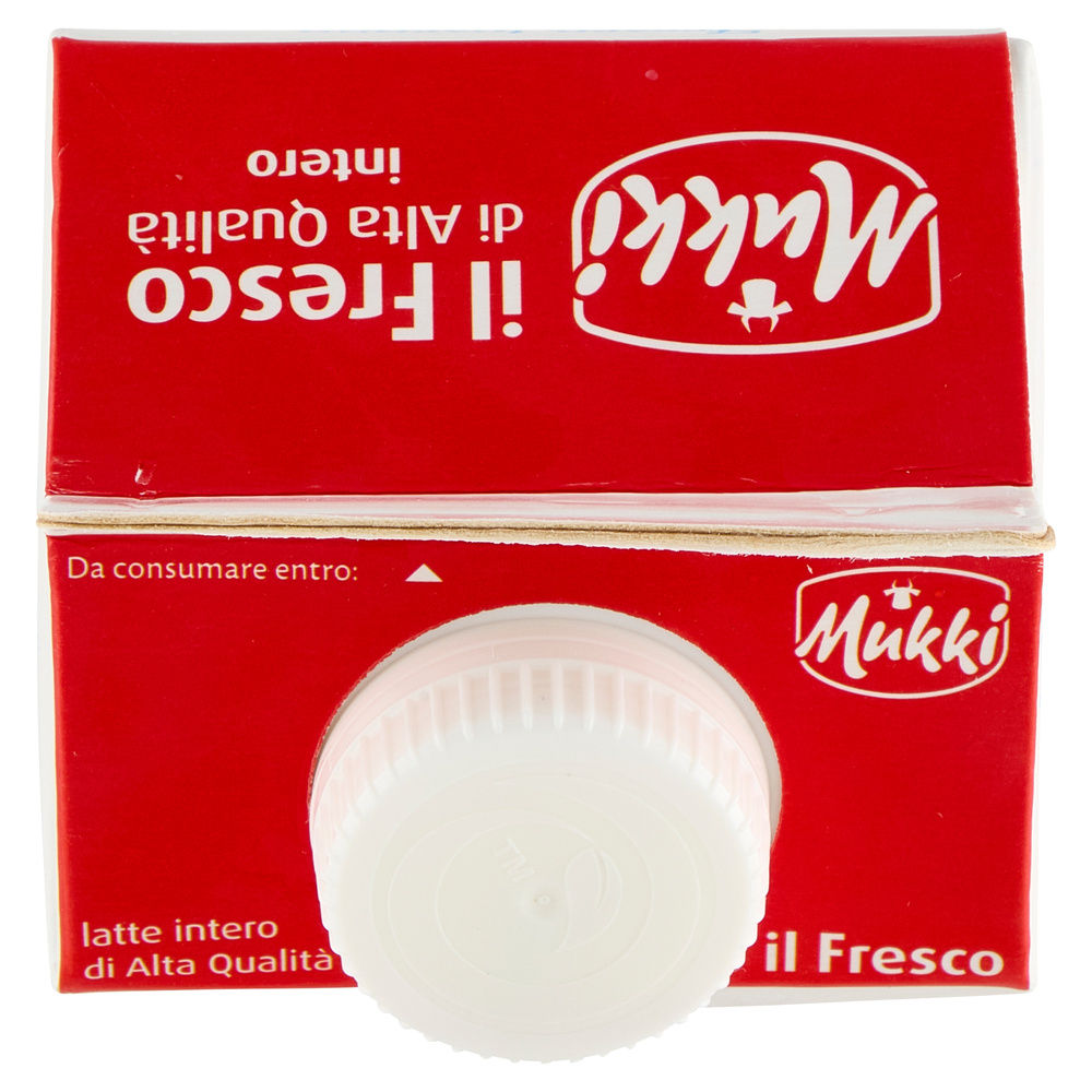 LATTE FRESCO INTERO ALTA QUALITA' MUKKI 100% TOSCANO TETRA TOP 500 ML - 5