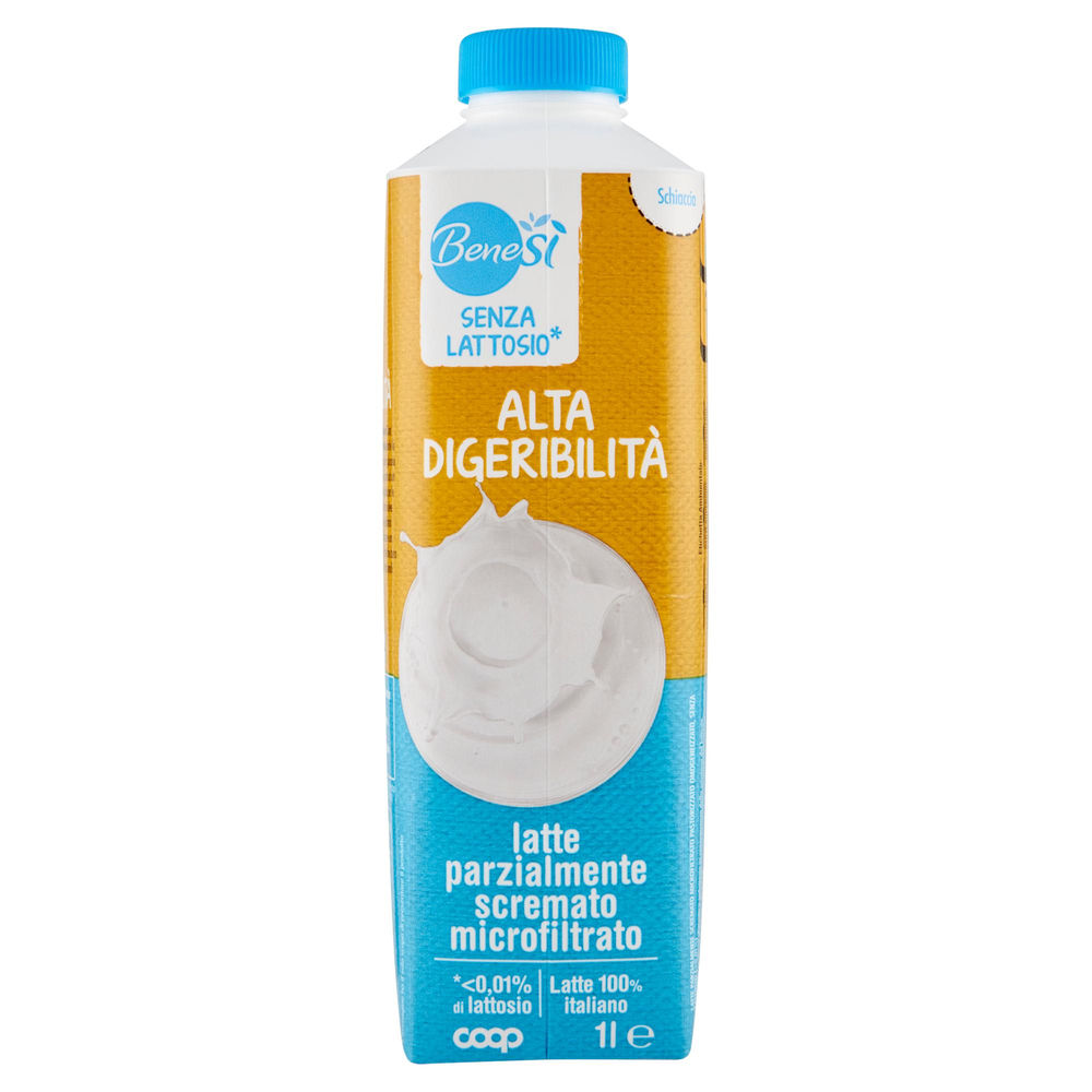 LATTE MICROFILTRATO PS ALTA DIGERIBILITA' BENE.SI' ORIGINE COOP TETRA TOP 1L - 0
