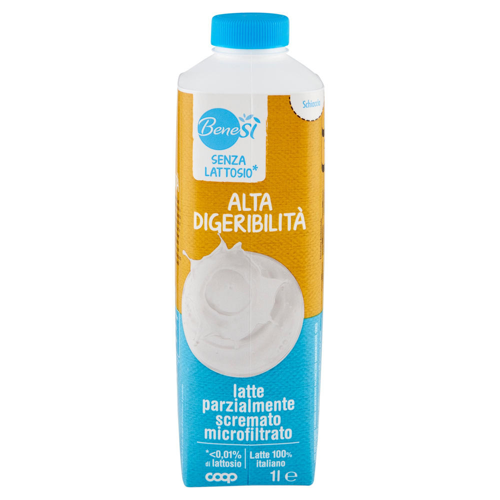 LATTE MICROFILTRATO PS ALTA DIGERIBILITA' BENE.SI' ORIGINE COOP TETRA TOP 1L - 2