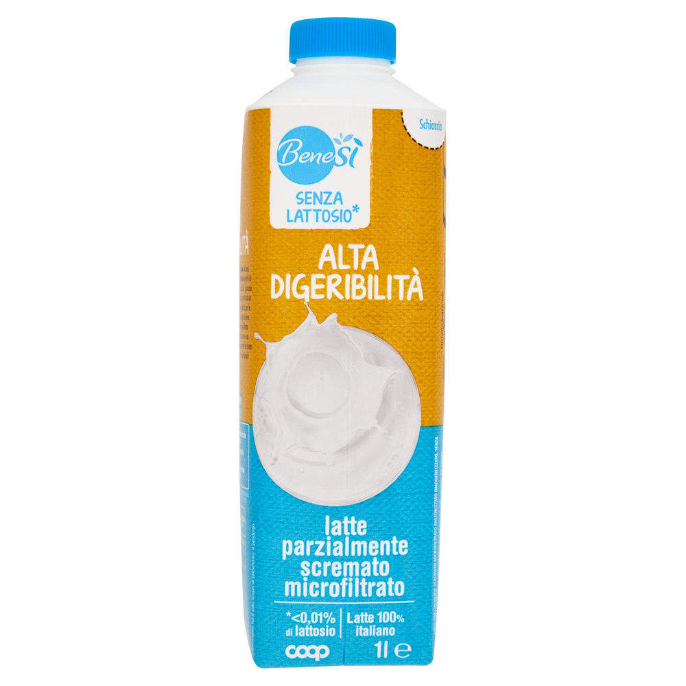 LATTE MICROFILTRATO PS ALTA DIGERIBILITA' BENE.SI' ORIGINE COOP TETRA TOP 1L - 3