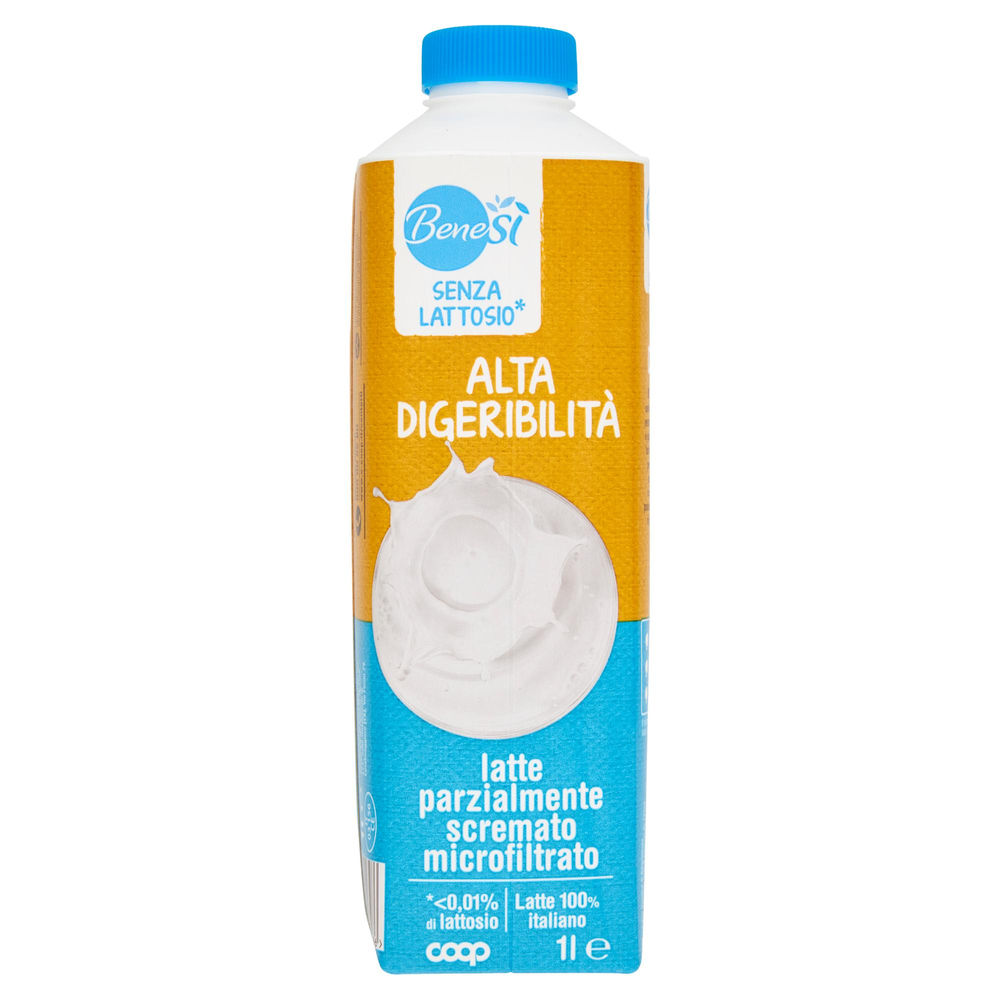 LATTE MICROFILTRATO PS ALTA DIGERIBILITA' BENE.SI' ORIGINE COOP TETRA TOP 1L - 1