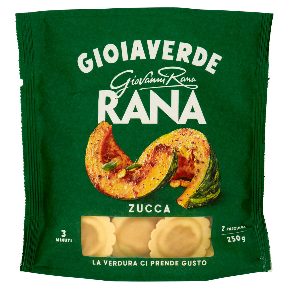 Ravioli zucca gioiaverde rana sacchetto g 250