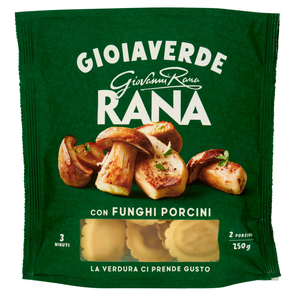 RAVIOLI C/PORCINI GIOIAVERDE RANA SACCHETTO G 250 - 0