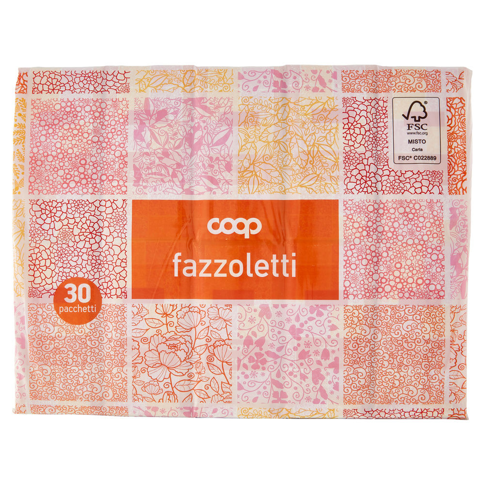 FAZZOLETTI DI CARTA COOP FSC 4VELI  9X PZ.30 - 3