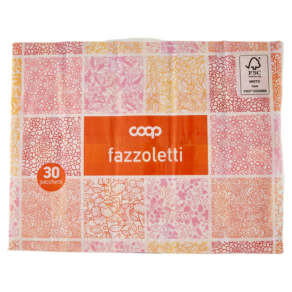 FAZZOLETTI DI CARTA COOP FSC 4VELI  9X PZ.30 - 1