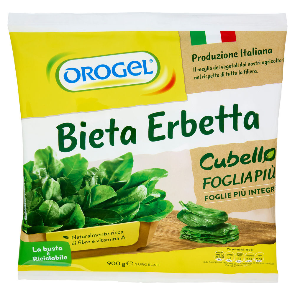 BIETA ERBETTA CUBELLO FOGLIA PIU' OROGEL GR 900 - 2