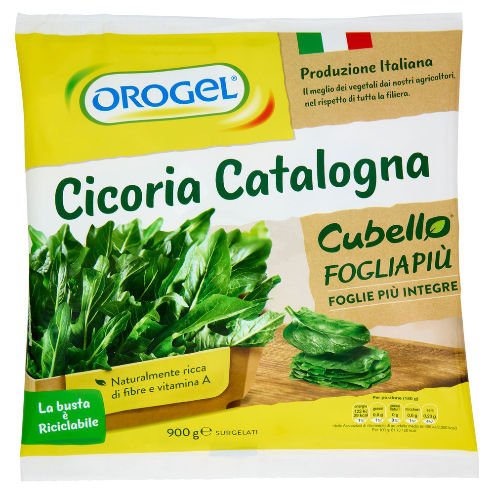 CICORIA CUBELLO FOGLIA PIU' OROGEL GR 900 - 0