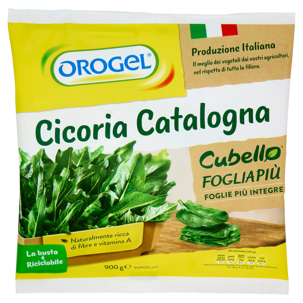 CICORIA CUBELLO FOGLIA PIU' OROGEL GR 900 - 3