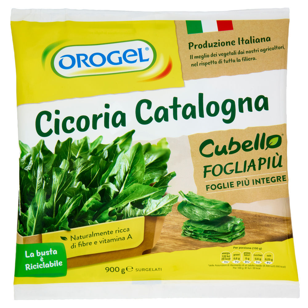 CICORIA CUBELLO FOGLIA PIU' OROGEL GR 900 - 4