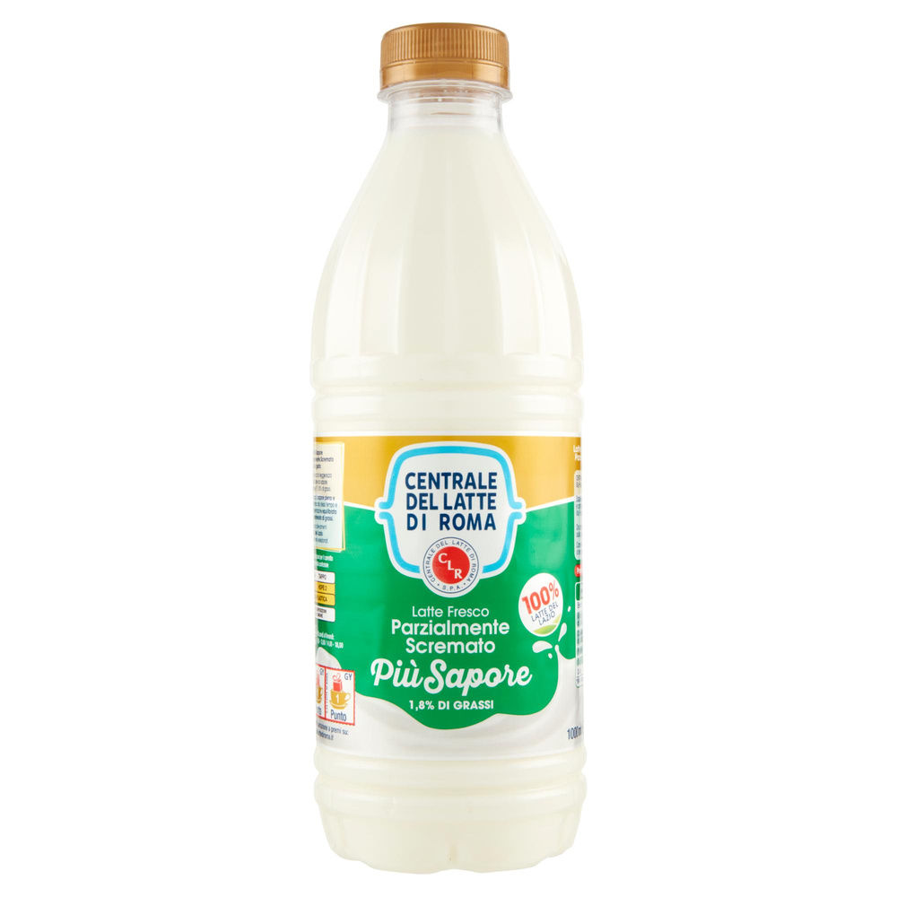 LATTE FRESCO PARZIAL. SCREMATO GRAN SAPORE BOTTIGL1LT CENTRALE DEL LATTE DI ROMA - 3
