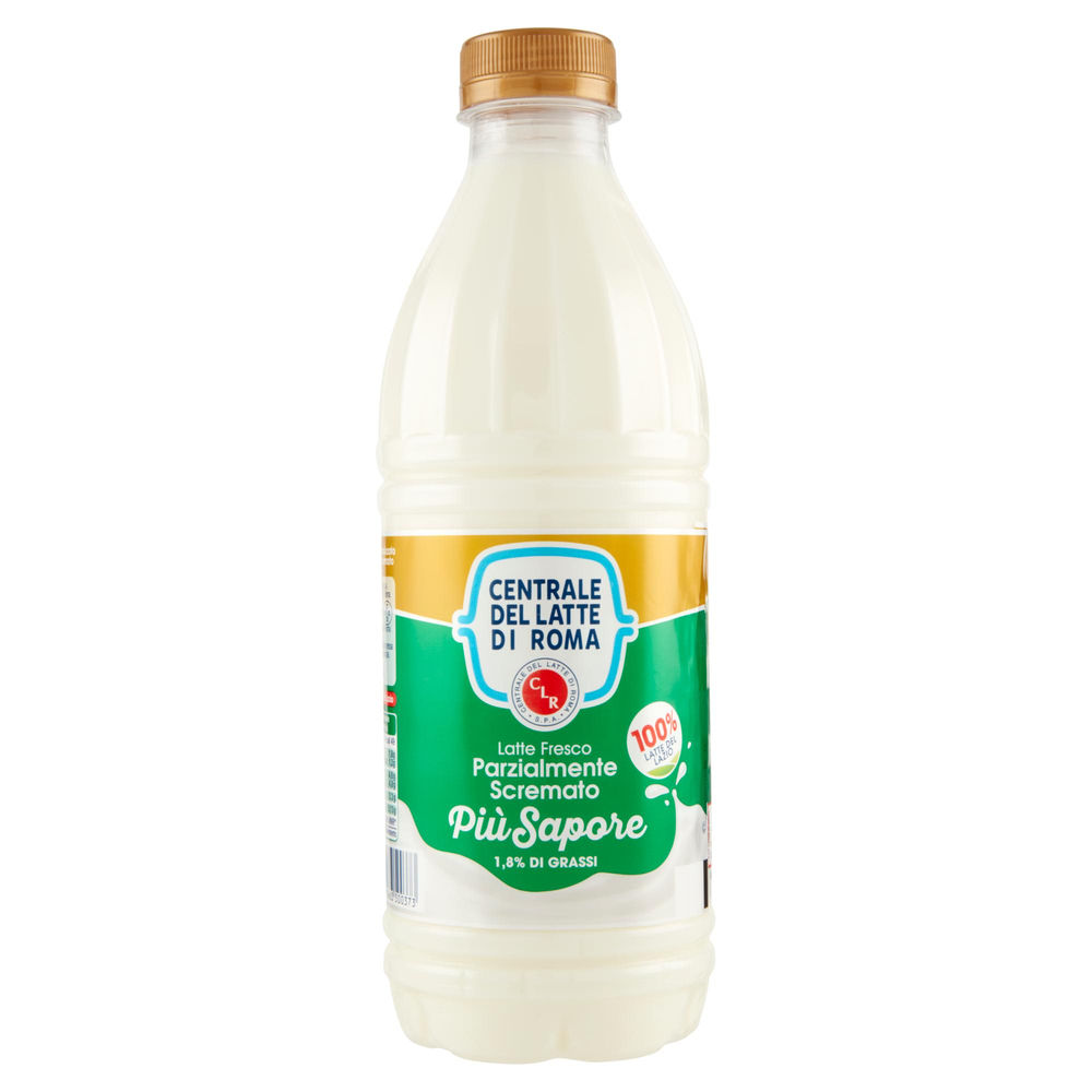 LATTE FRESCO PARZIAL. SCREMATO GRAN SAPORE BOTTIGL1LT CENTRALE DEL LATTE DI ROMA - 1