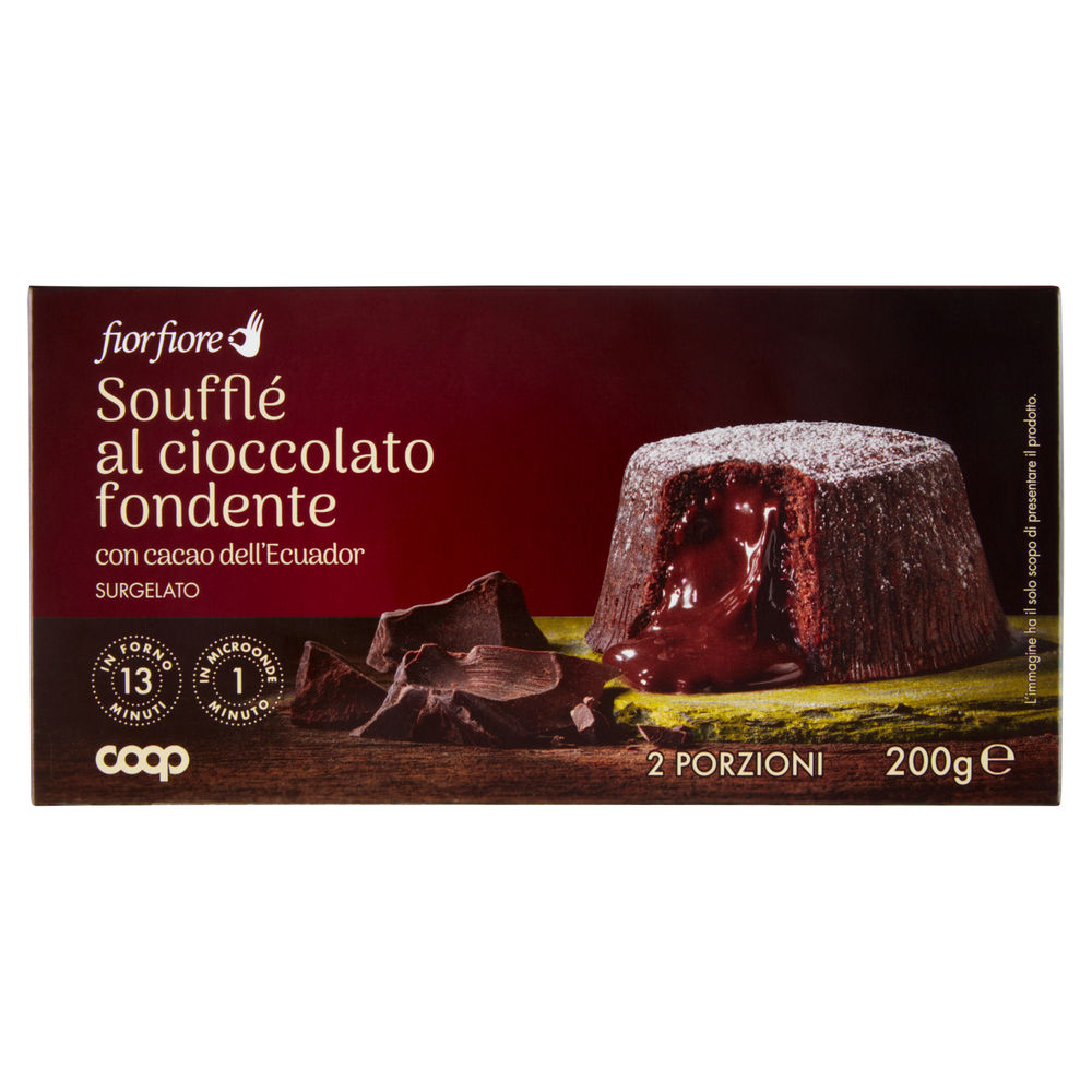 SOUFFLÈ AL CIOCCOLATO FIORFIORE COOP 2PZ G 100 - 0