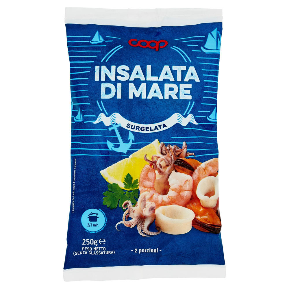 INSALATA DI MARE SURGELATA COOP BUSTA 250G - 3