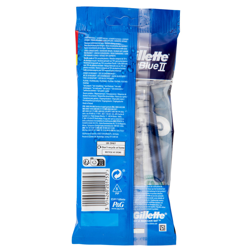RASOIO GILLETTE BLU IIX 5 - 1