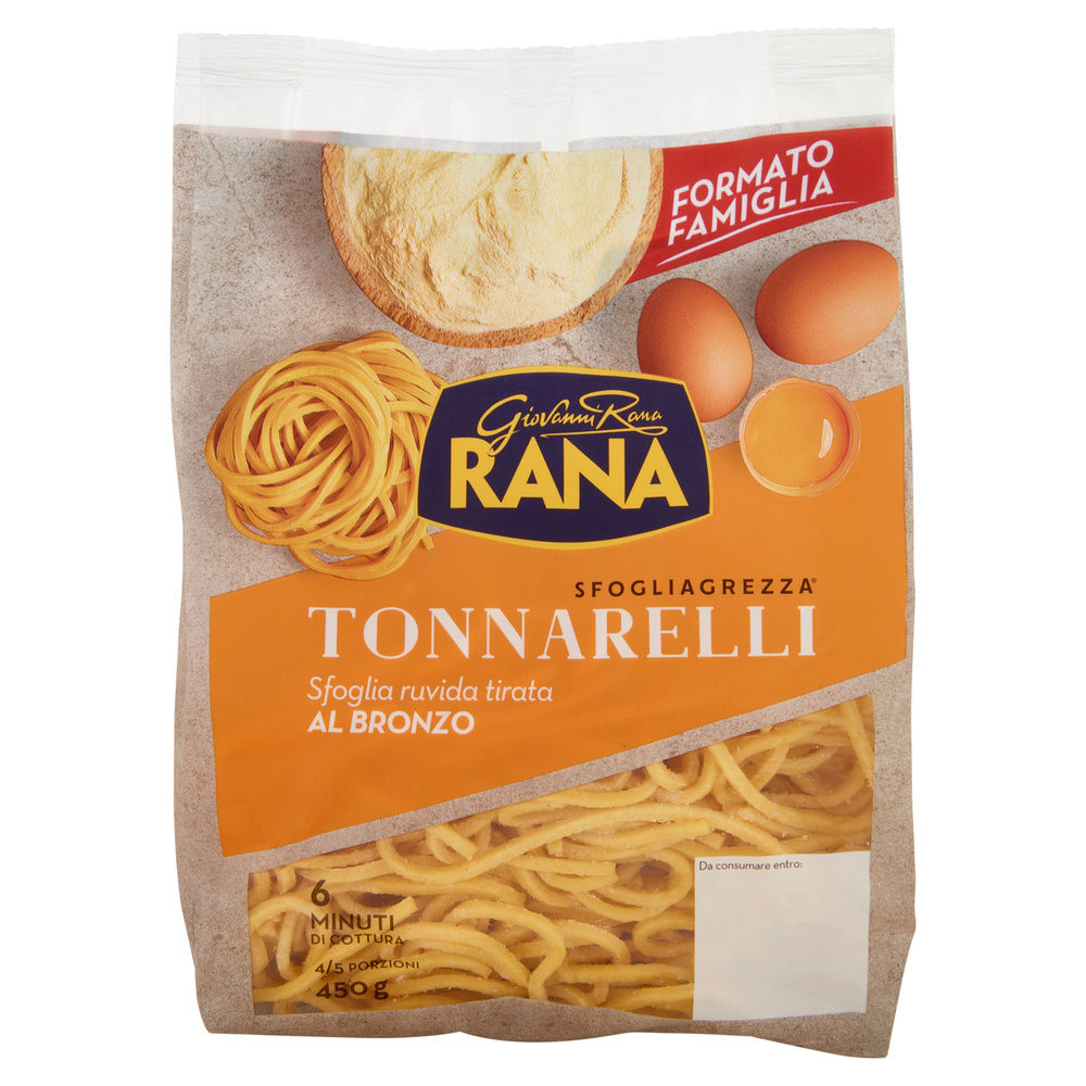 TONNARELLI SFOGLIAGREZZA RANA SACCHETTO G 450 - 6