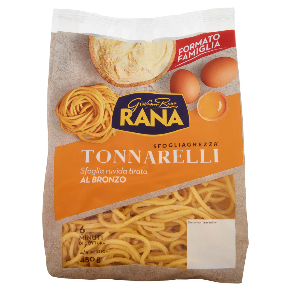 TONNARELLI SFOGLIAGREZZA RANA SACCHETTO G 450 - 5