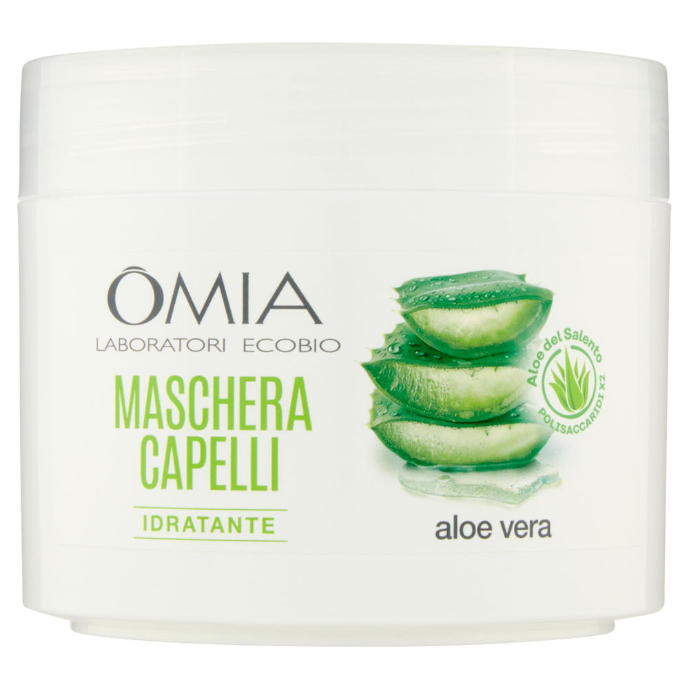 MASCHERA CAPELLI OMIA LABORATORI ECOBIO IDRATANTE ALOE VERA ML 250 - 0